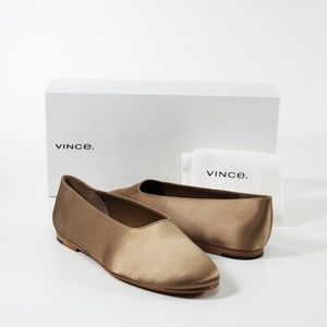 Vince Satin Flats